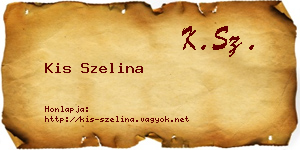 Kis Szelina névjegykártya